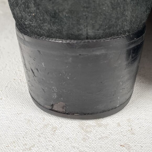 UGG Riding Boots Womens 8.5 Darcie Black Knee High - Picture 7 of 10